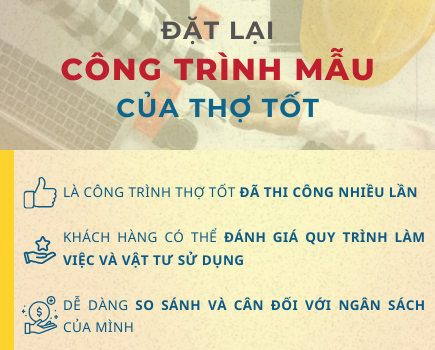 Đặt lại công trình mẫu