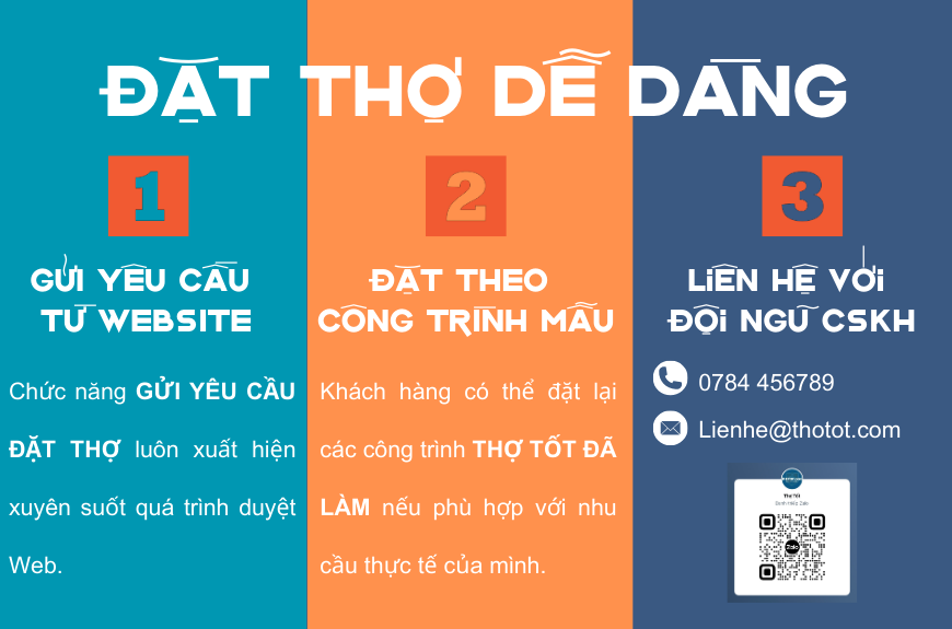 Đặt Thợ dễ dàng