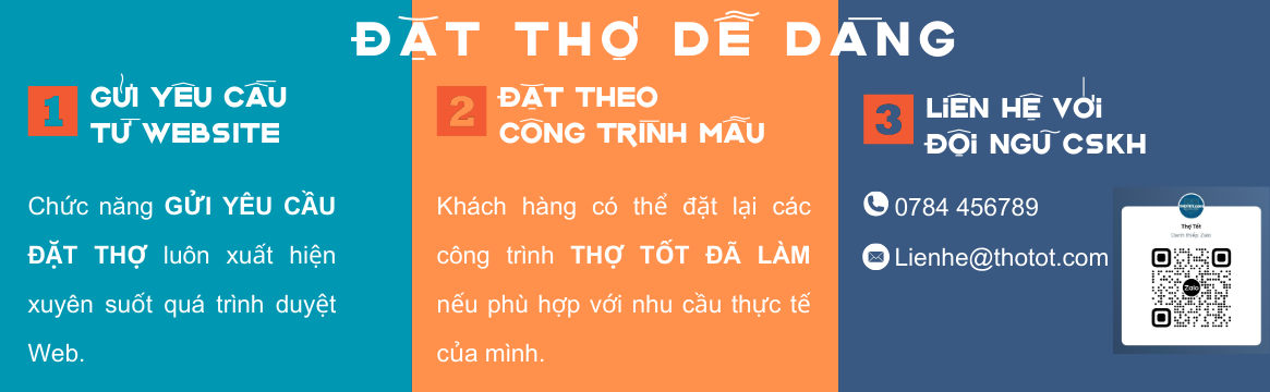 Đặt Thợ dễ dàng