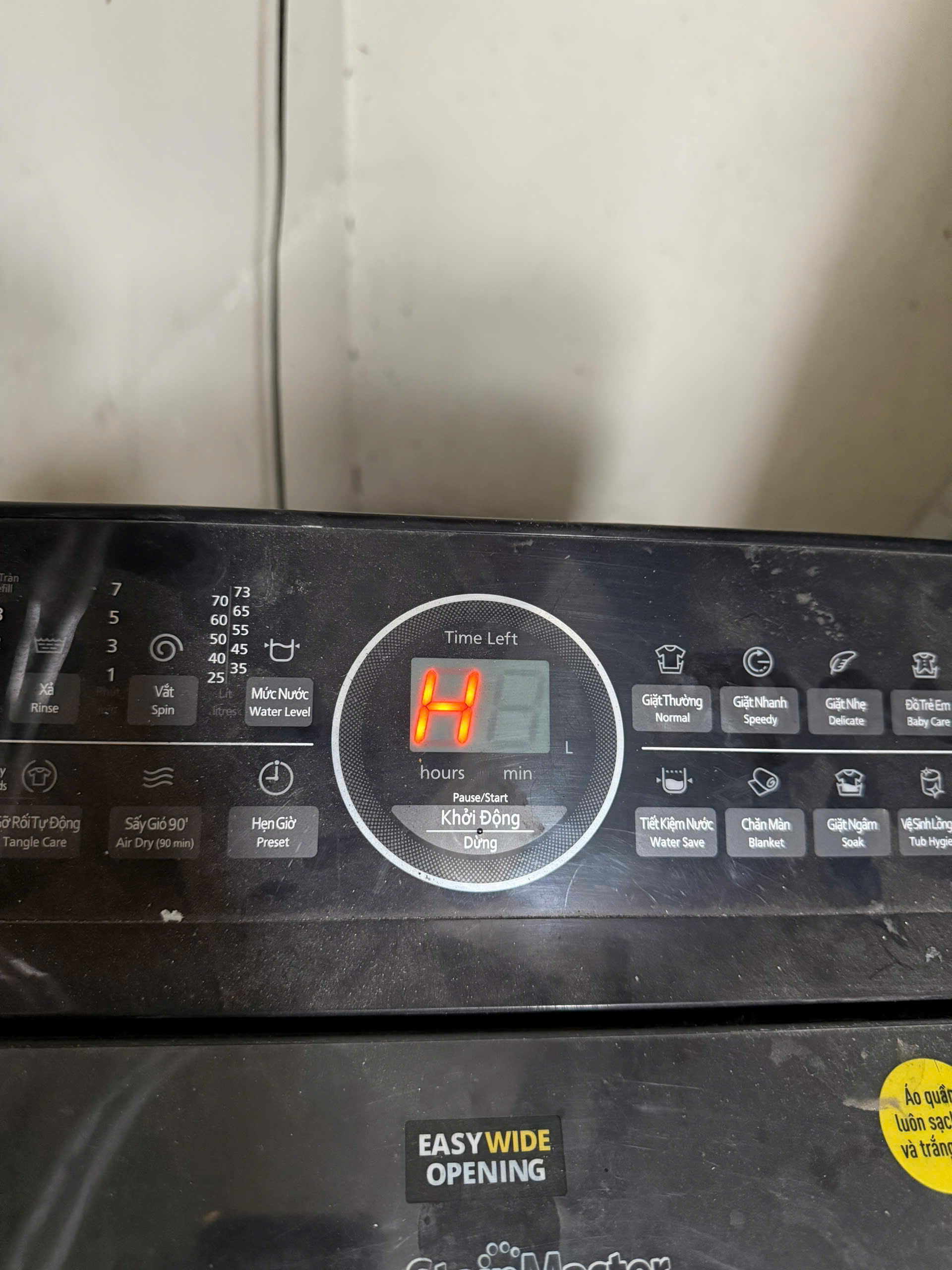 Bảng mã lỗi đầy đủ máy giặt Panasonic thường gặp cùng hướng dẫn khắc phục hiệu quả